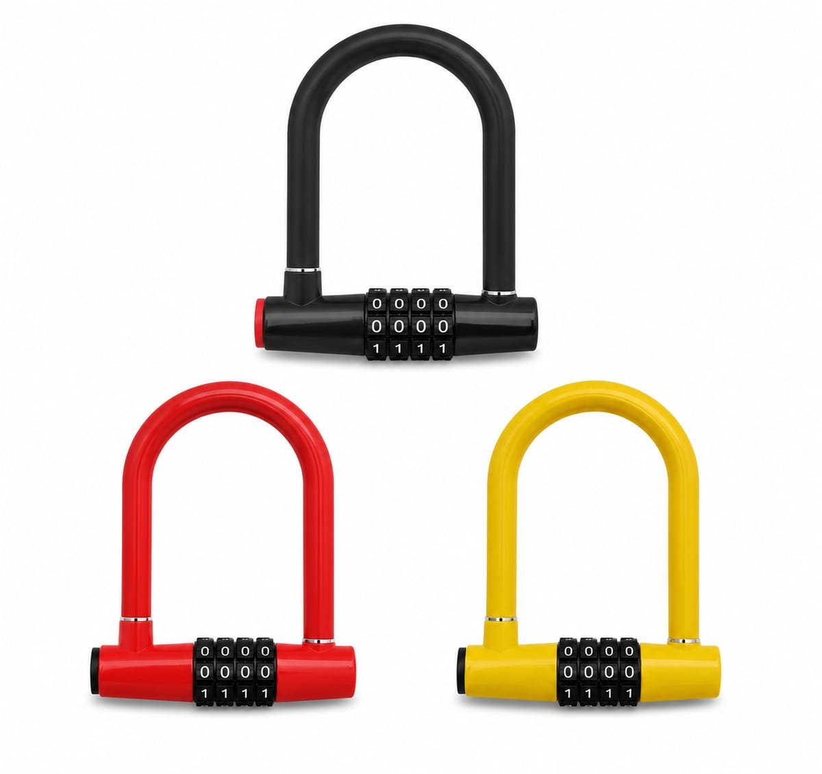 Cadeado U-Lock Colorido com Segredo